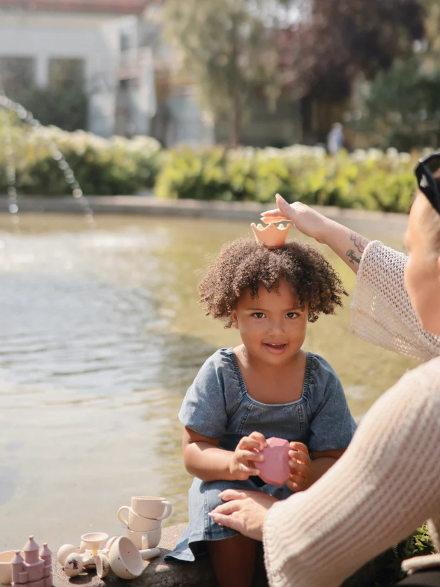 Zestaw silikonowych zabawek do kąpieli 4 szt. Princess