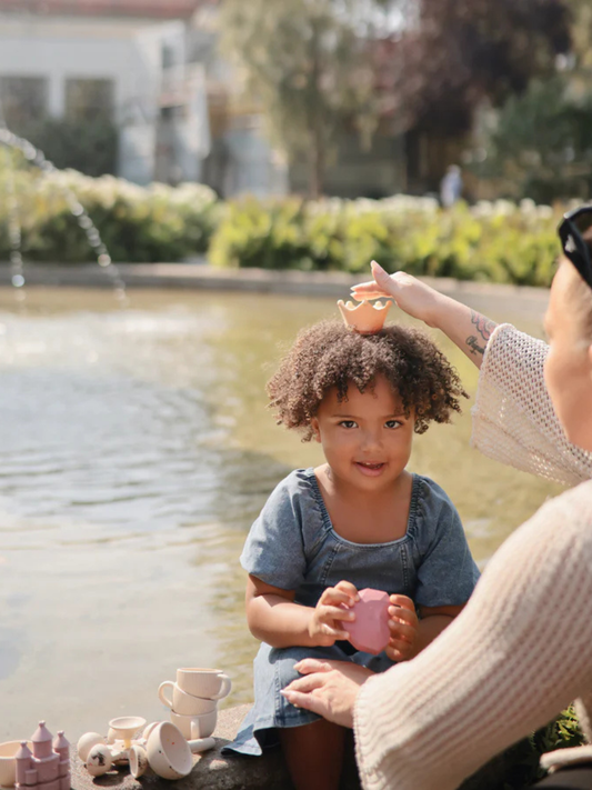 Zestaw silikonowych zabawek do kąpieli 4 szt. Princess
