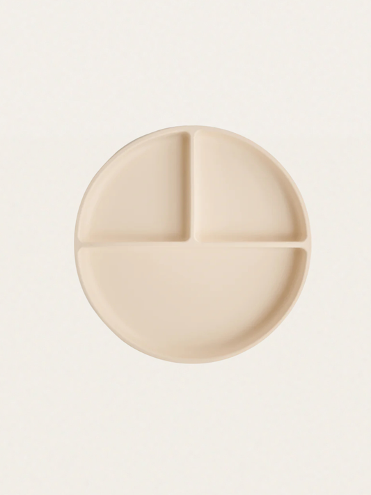 Silikonowy trójdzielny talerzyk z przyssawką