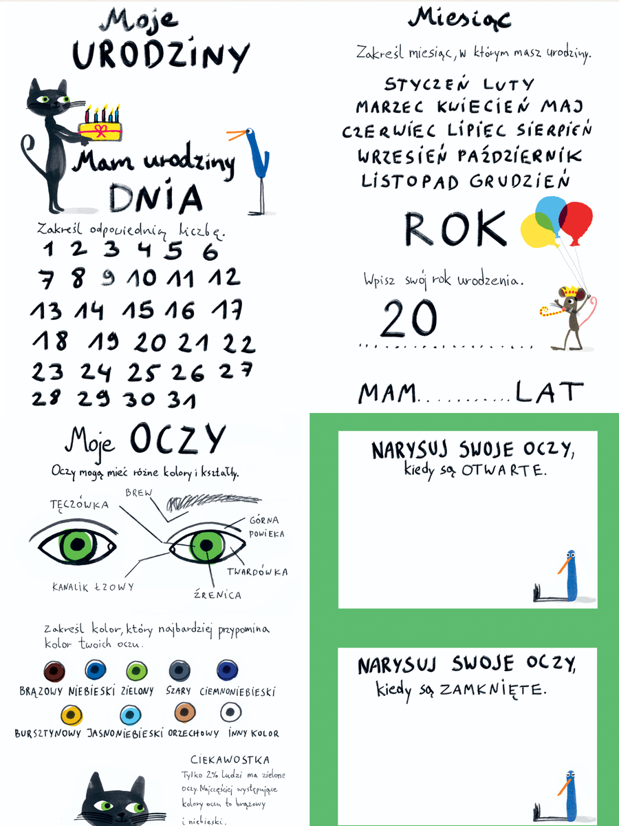 Moja książka o mnie. Książka aktywnościowa