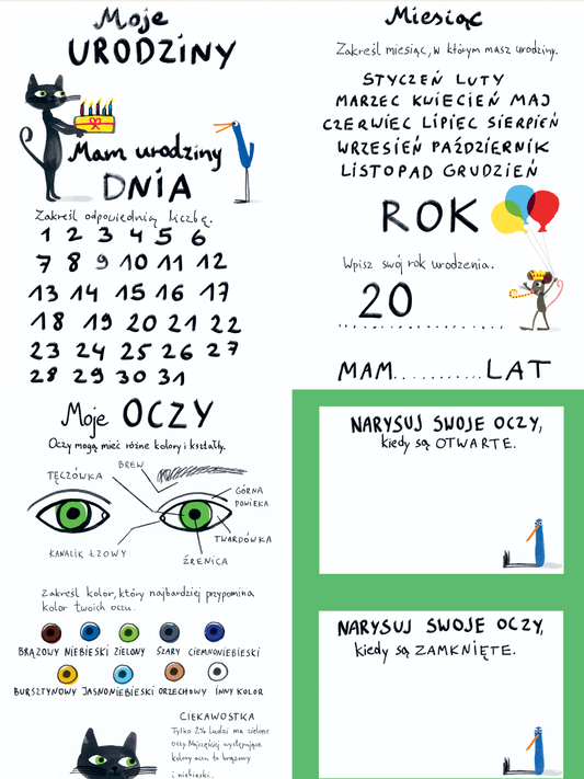 Moja książka o mnie. Książka aktywnościowa