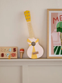 Drewniana gitara Yellow White