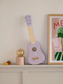 Drewniana gitara Dot Lilac