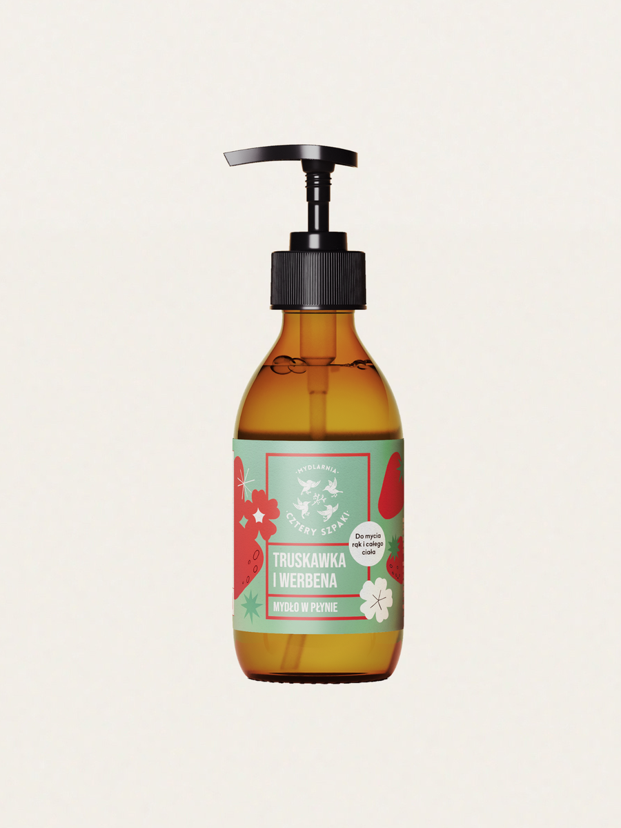 Mydło w płynie Truskawka i Werbena