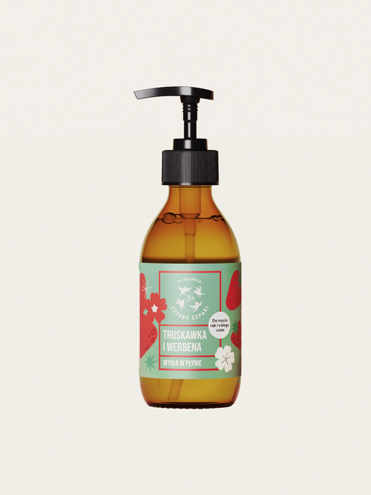 Mydło w płynie Truskawka i Werbena