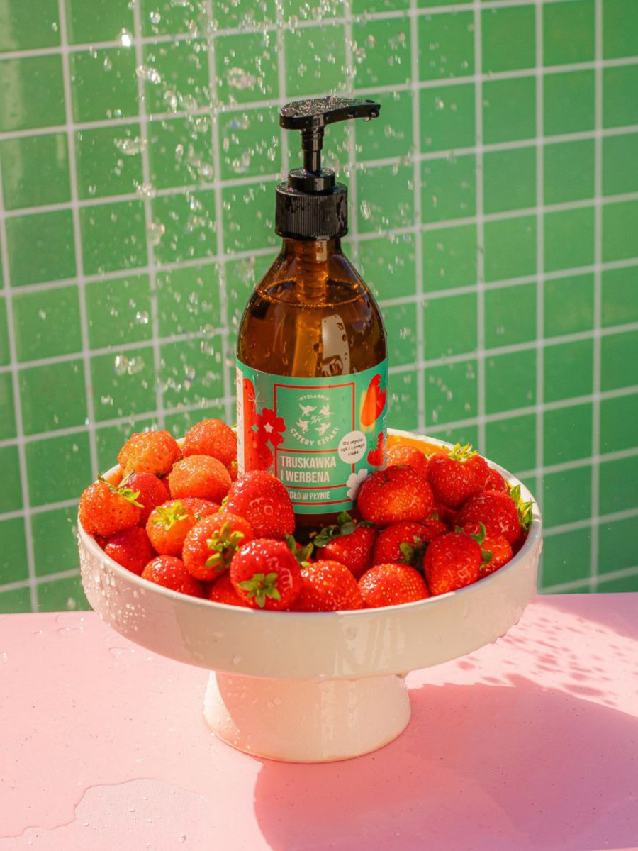 Mydło w płynie Truskawka i Werbena
