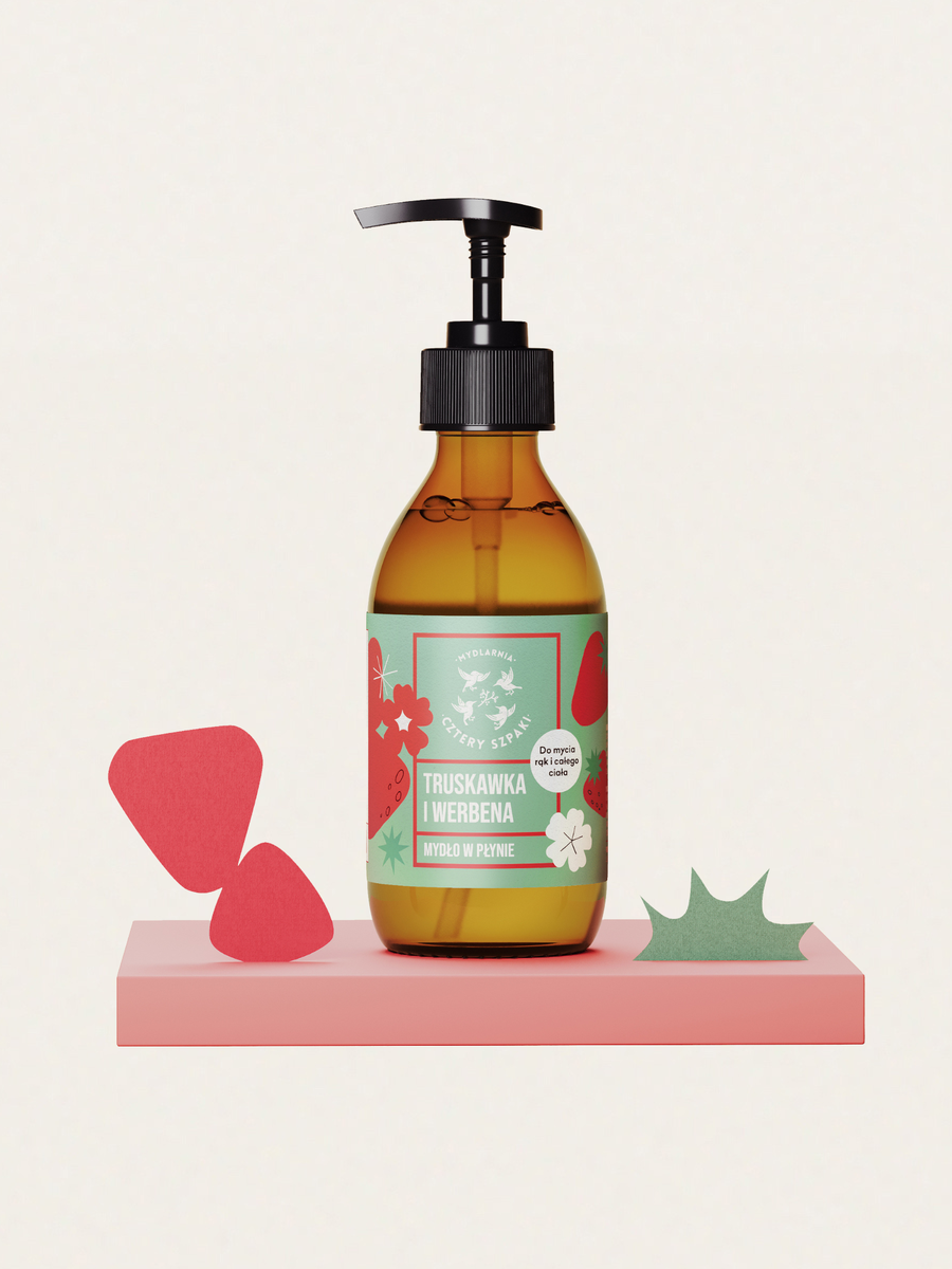 Mydło w płynie Truskawka i Werbena