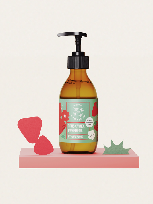 Mydło w płynie Truskawka i Werbena