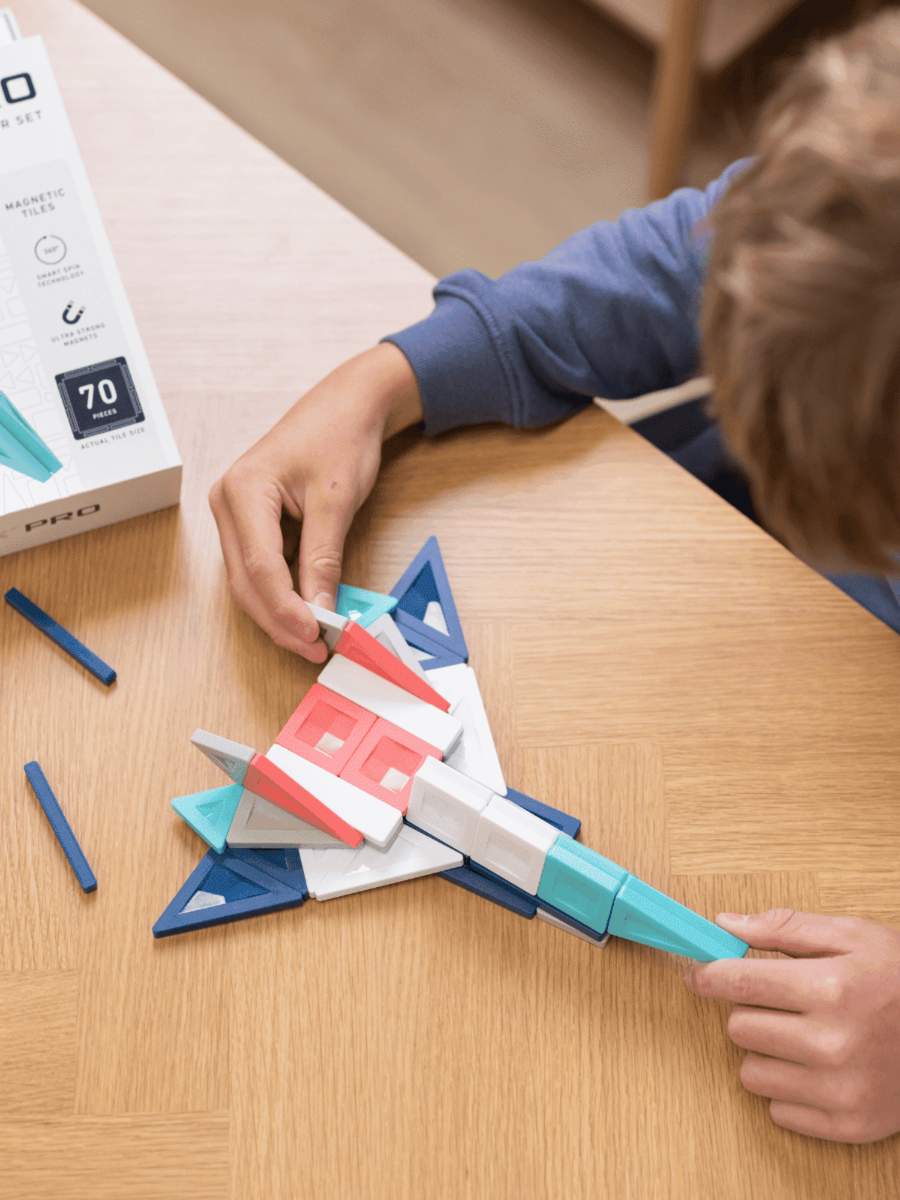 Klocki magnetyczne PRO Constructor Set 70 el.