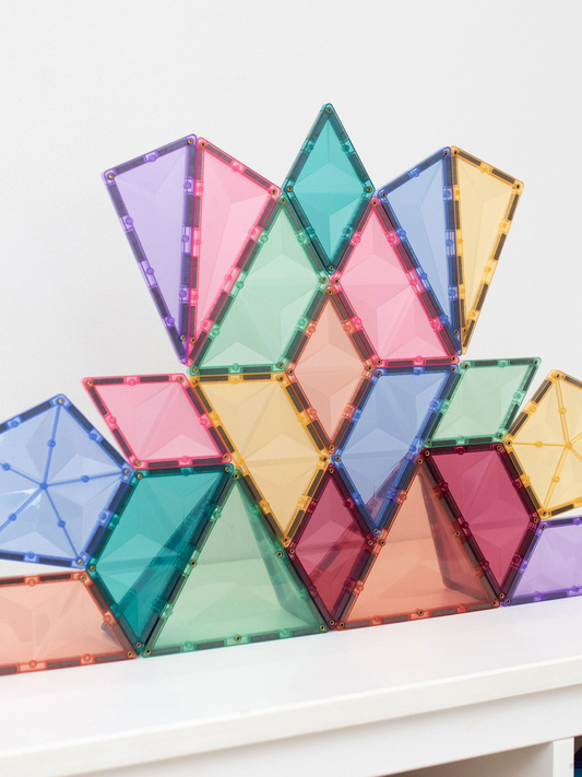 Klocki magnetyczne Pastel Shape Expansion Pack 48 el.