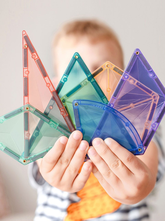 Klocki magnetyczne Pastel Shape Expansion Pack 48 el.