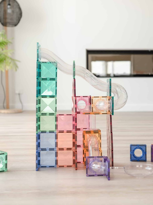 Klocki magnetyczne Pastel Ball Run Expansion Pack 80 el.