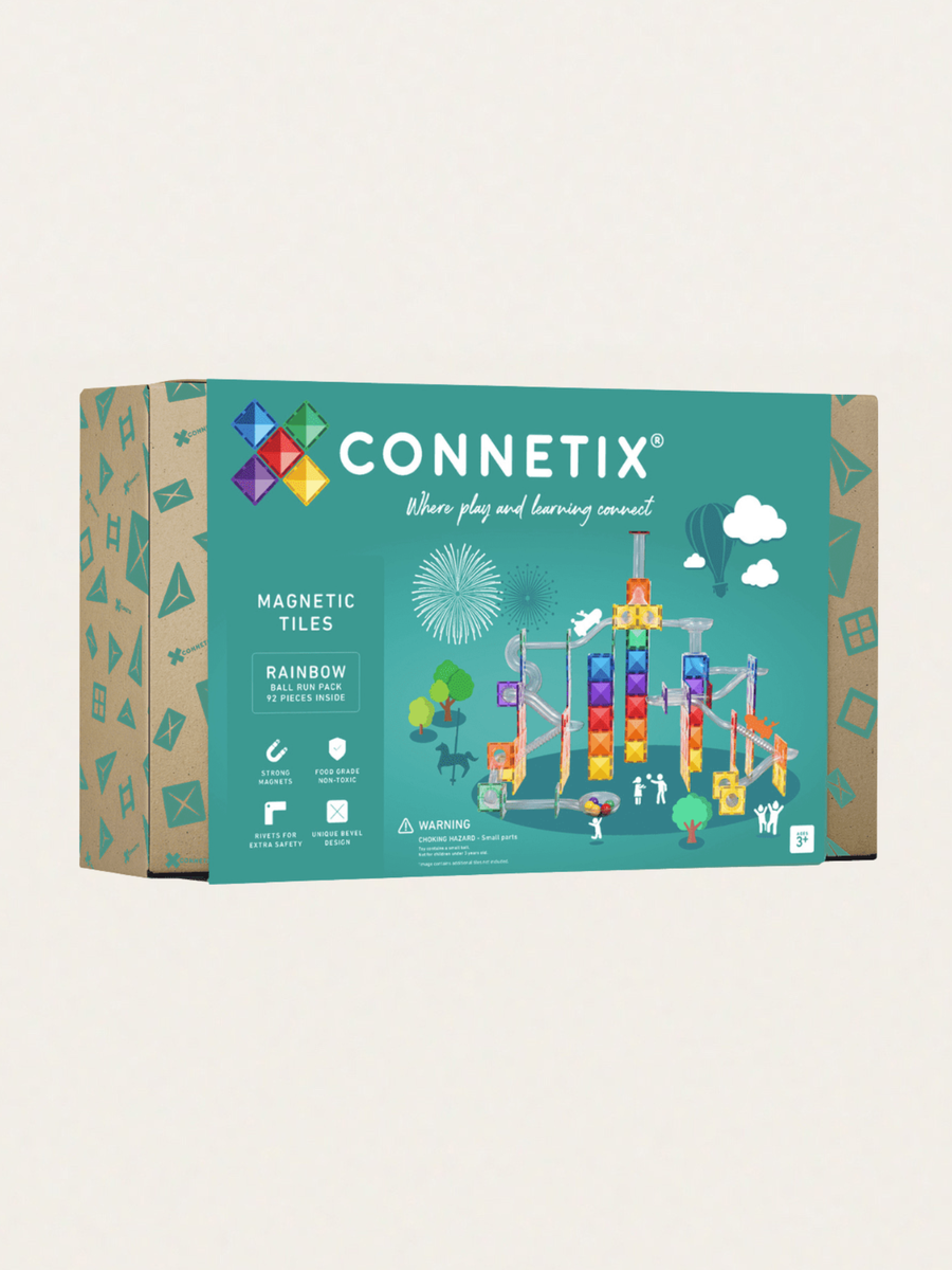 Klocki magnetyczne Rainbow Ball Run Pack 92 el.