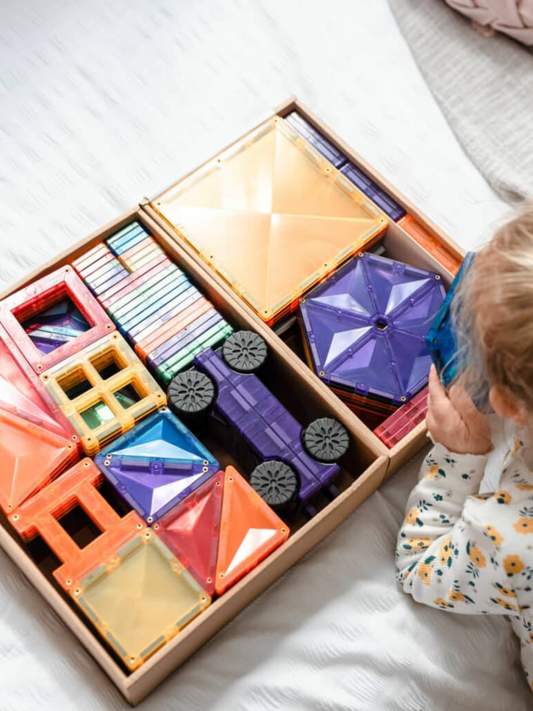 Klocki magnetyczne Rainbow Mega Pack 212 el.