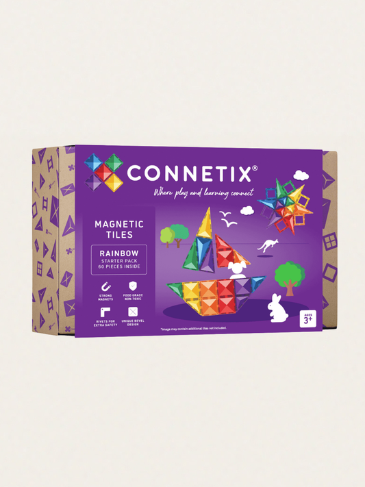 Klocki magnetyczne Rainbow Starter Pack 60 el.