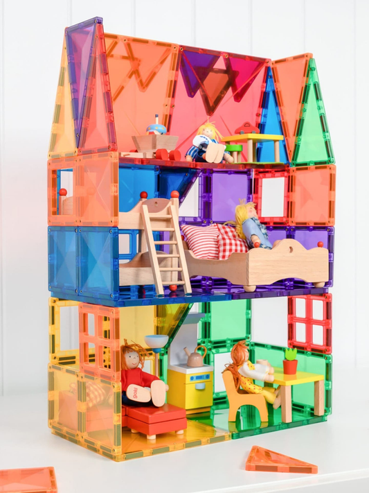 Klocki magnetyczne Rainbow Starter Pack 60 el.