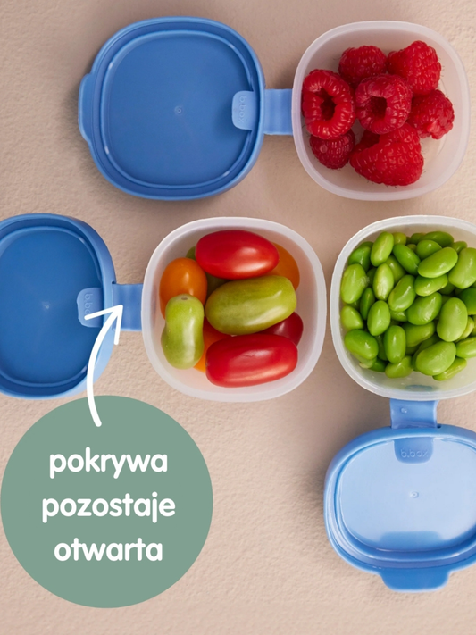 Zestaw pojemników na przekąski 3 szt.
