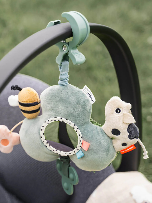 Zawieszka aktywnościowa z lusterkiem Tiny Farm Green