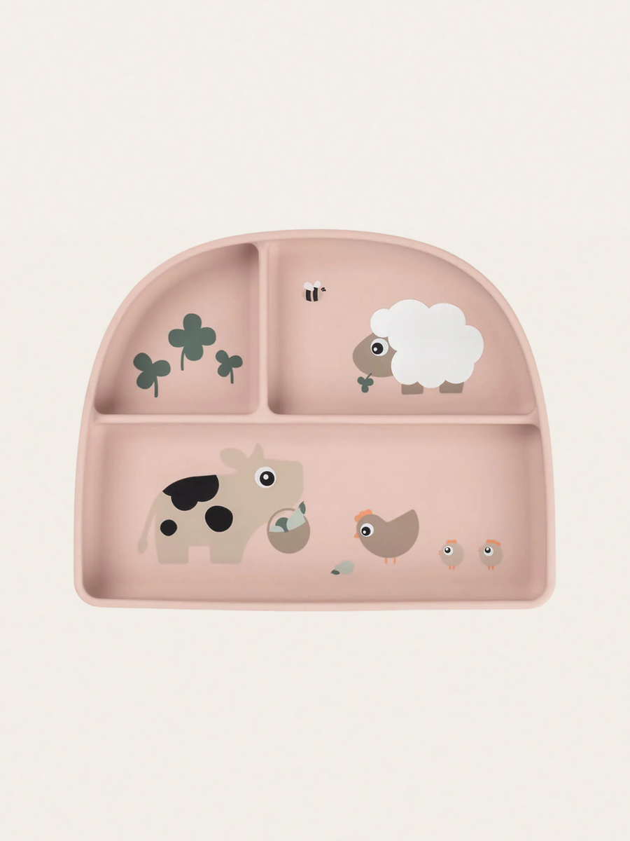 Talerzyk trójdzielny z przyssawką