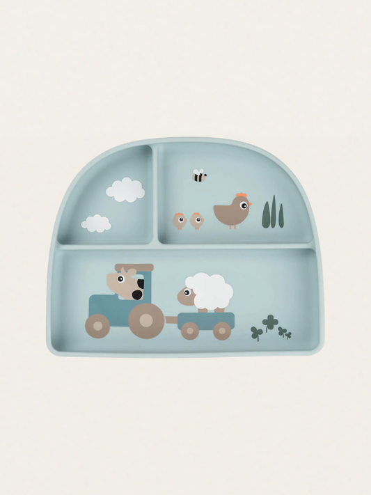 Talerzyk trójdzielny z przyssawką