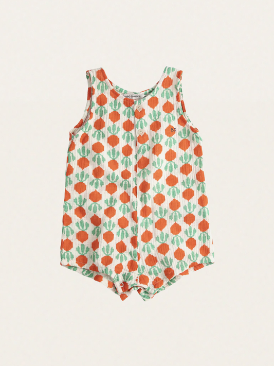 Zestaw na lato - romper + kapelusz Cool Radish all over