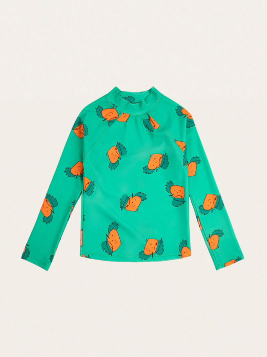 Koszulka kąpielowa z filtrem UV Kids Curious Turnip all over