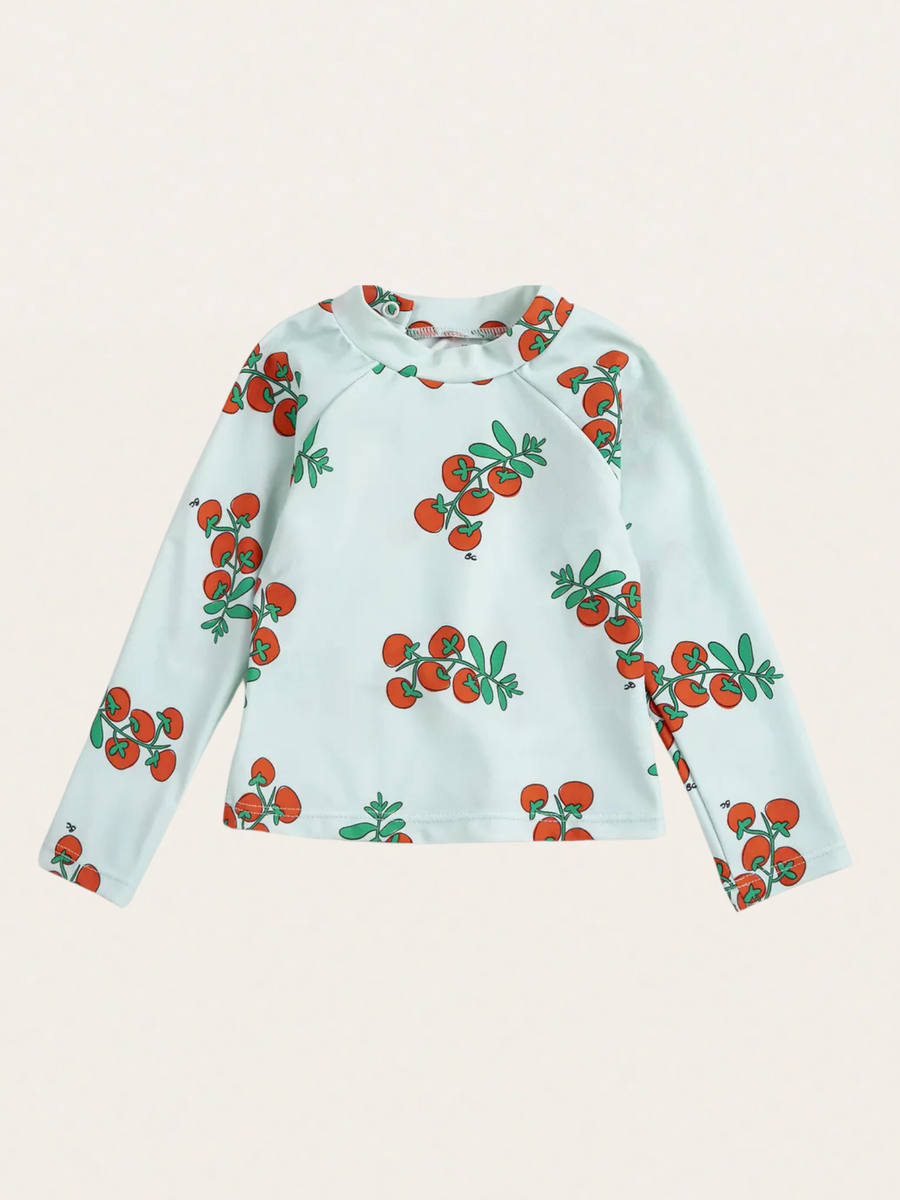 Koszulka kąpielowa z filtrem UV Baby Juicy Tomatoes all over