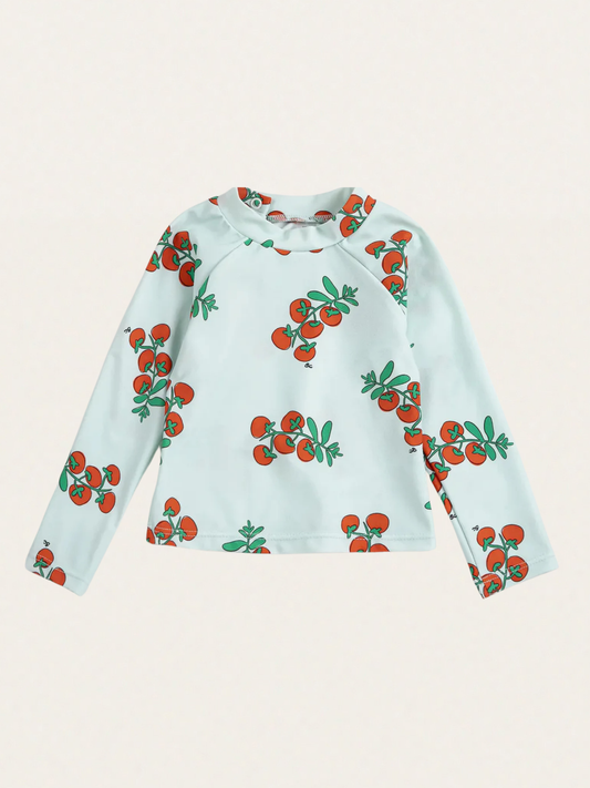 Koszulka kąpielowa z filtrem UV Baby Juicy Tomatoes all over