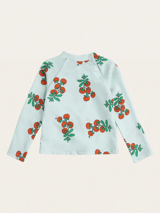 Koszulka kąpielowa z filtrem UV Baby Juicy Tomatoes all over