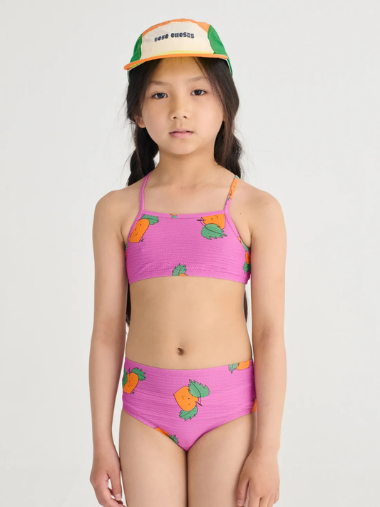 Dwuczęściowy strój kąpielowy Kids Tangerine all over