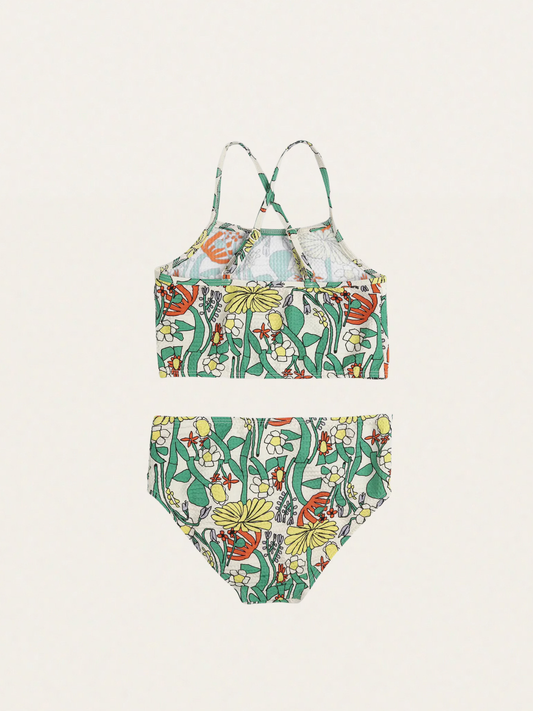 Dwuczęściowy strój kąpielowy Kids Color Herbalist all over