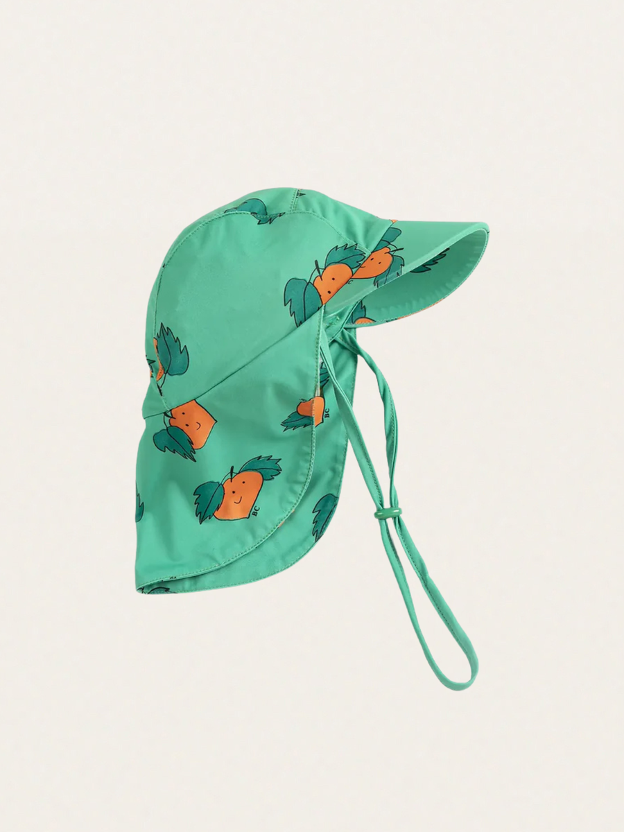 Czapka kąpielowa z daszkiem Baby Tangerine all over