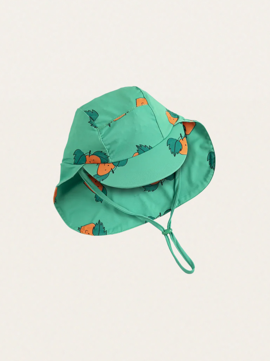 Czapka kąpielowa z daszkiem Baby Tangerine all over