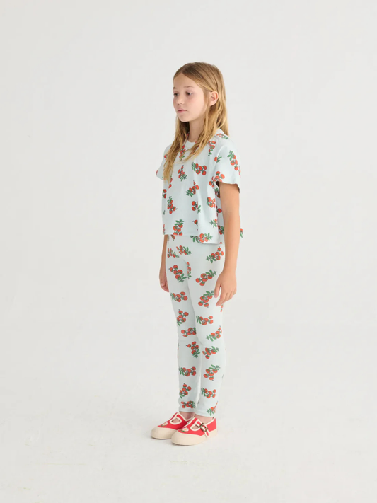 Bawełniany krótki T-shirt Kids Juicy Tomatoes all over