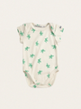 Bawełniane body z krótkim rękawem Hopping Frog all over