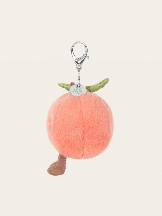 Breloczek zabawna brzoskwinia 15 cm