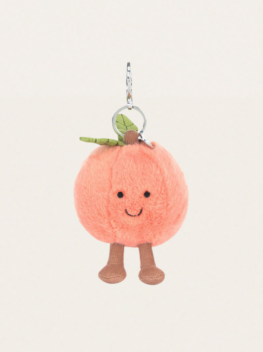 Breloczek zabawna brzoskwinia 15 cm