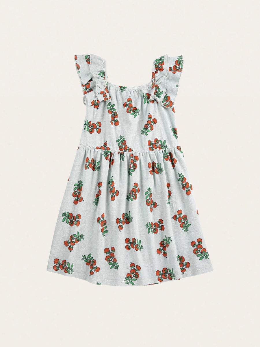 Bawełniana sukienka Kids Juicy Tomatoes all over