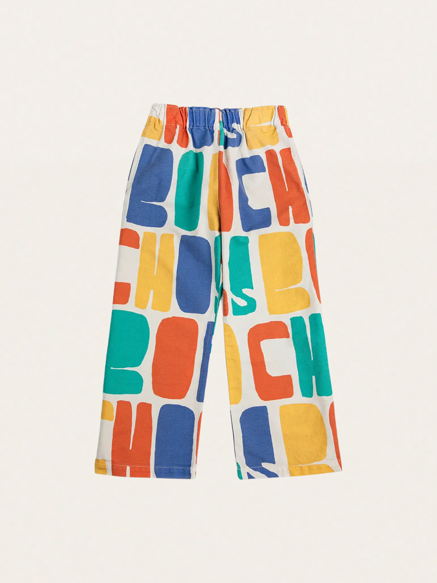 Bawełniane spodnie Kids Bobo Choses Color all over