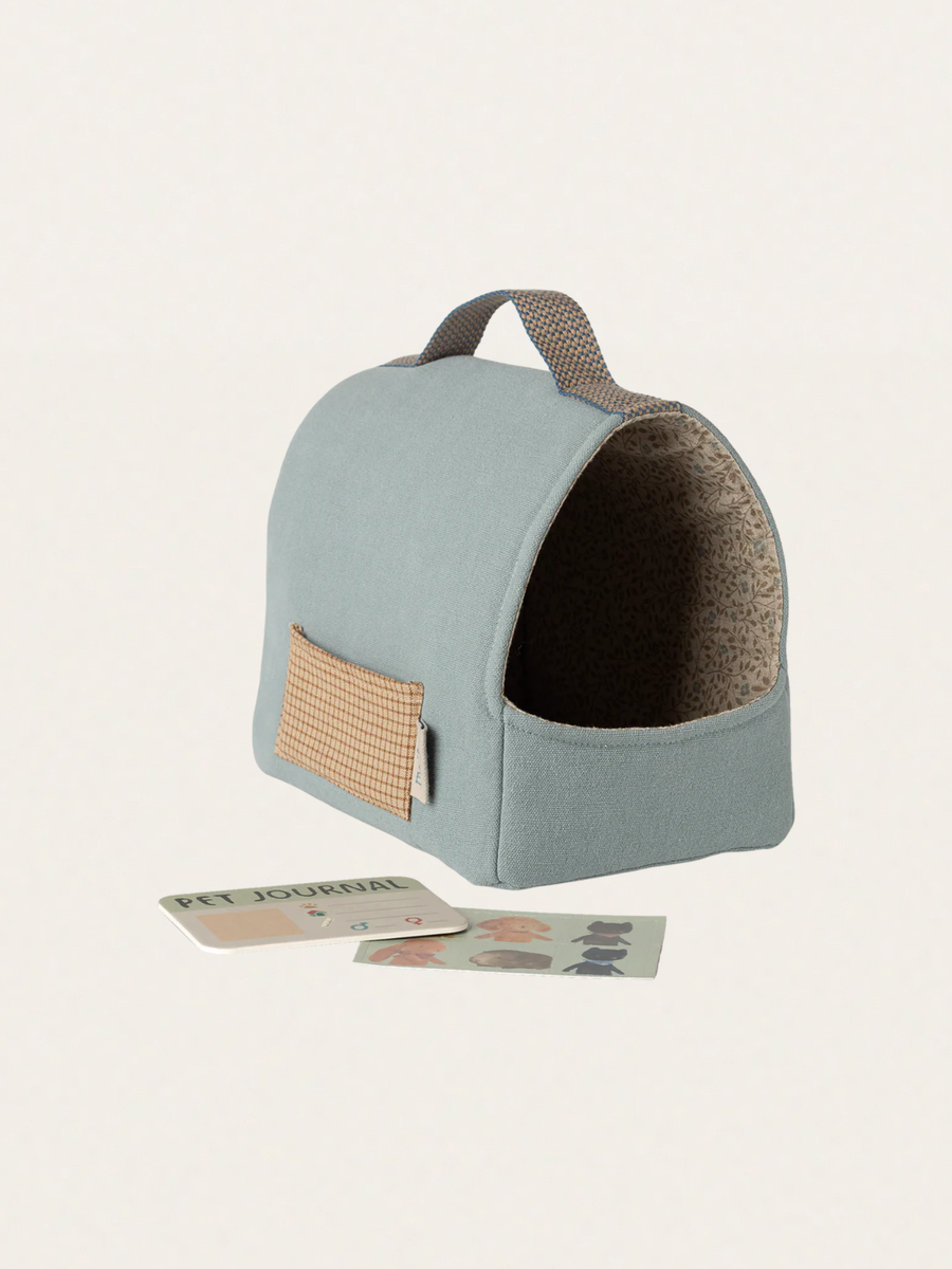 Nosidełko dla szczeniaczka Maileg Dusty Blue