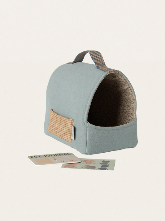 Nosidełko dla szczeniaczka Maileg Dusty Blue
