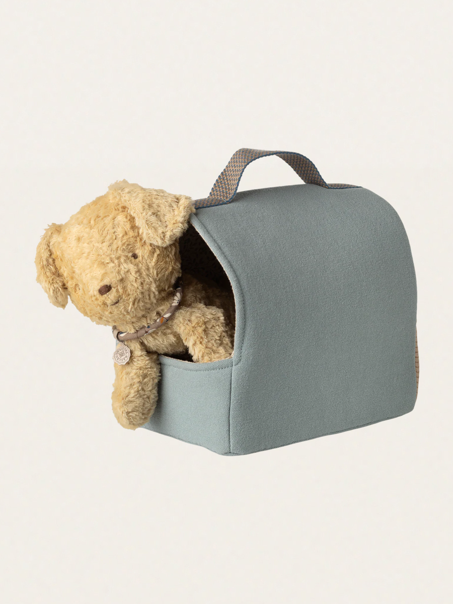 Nosidełko dla szczeniaczka Maileg Dusty Blue