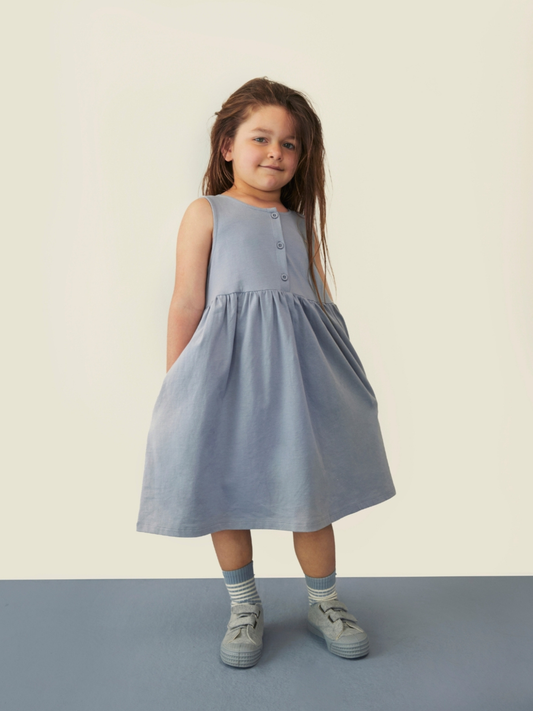 Bawełniana sukienka bez rękawów