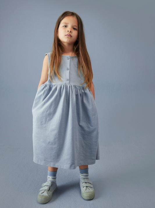 Bawełniana sukienka bez rękawów