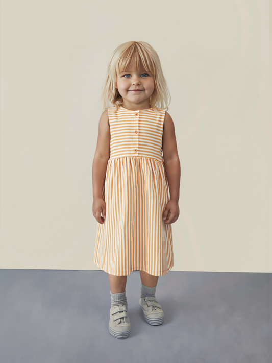 Bawełniana sukienka bez rękawów