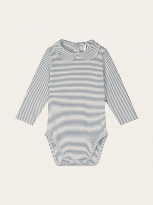 Bawełniane body z kołnierzykiem