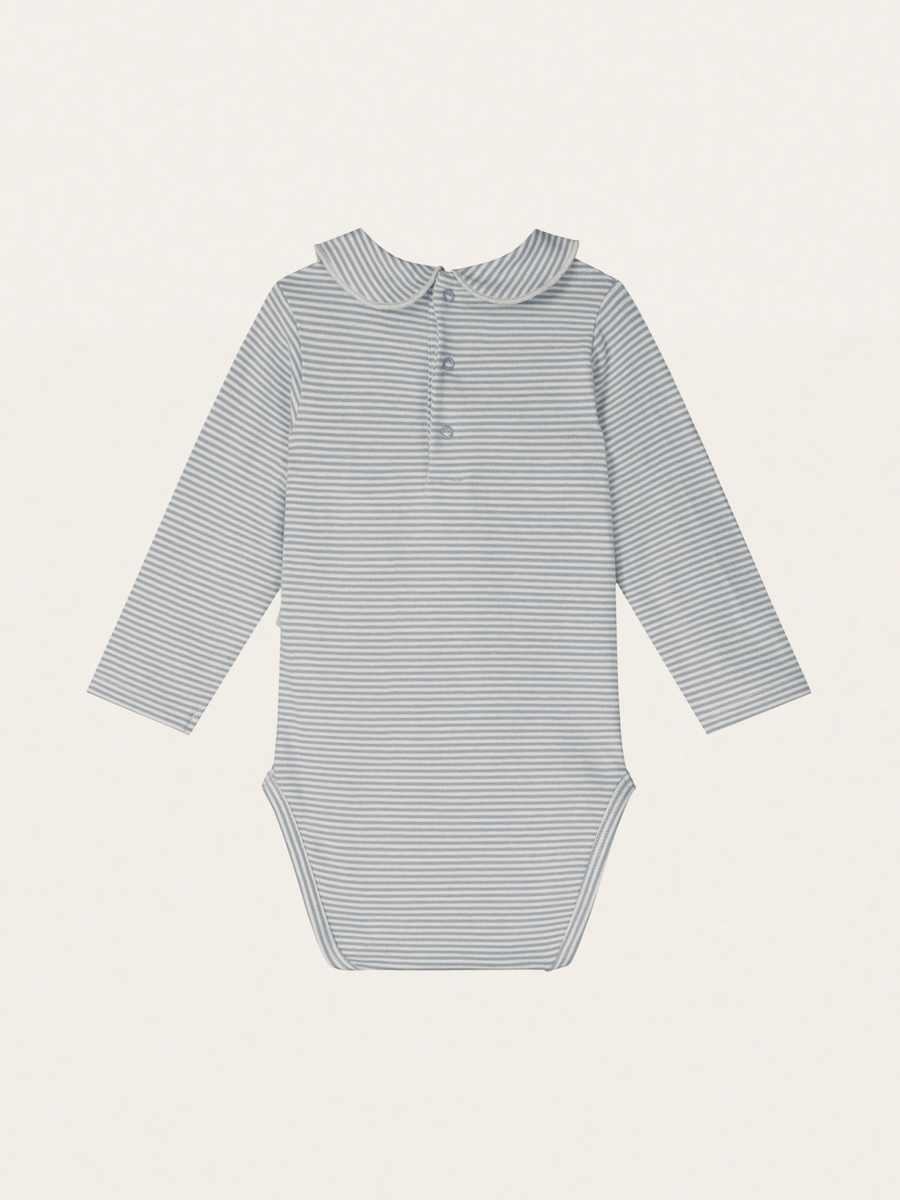 Bawełniane body z kołnierzykiem