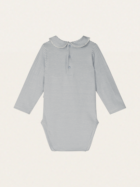Bawełniane body z kołnierzykiem