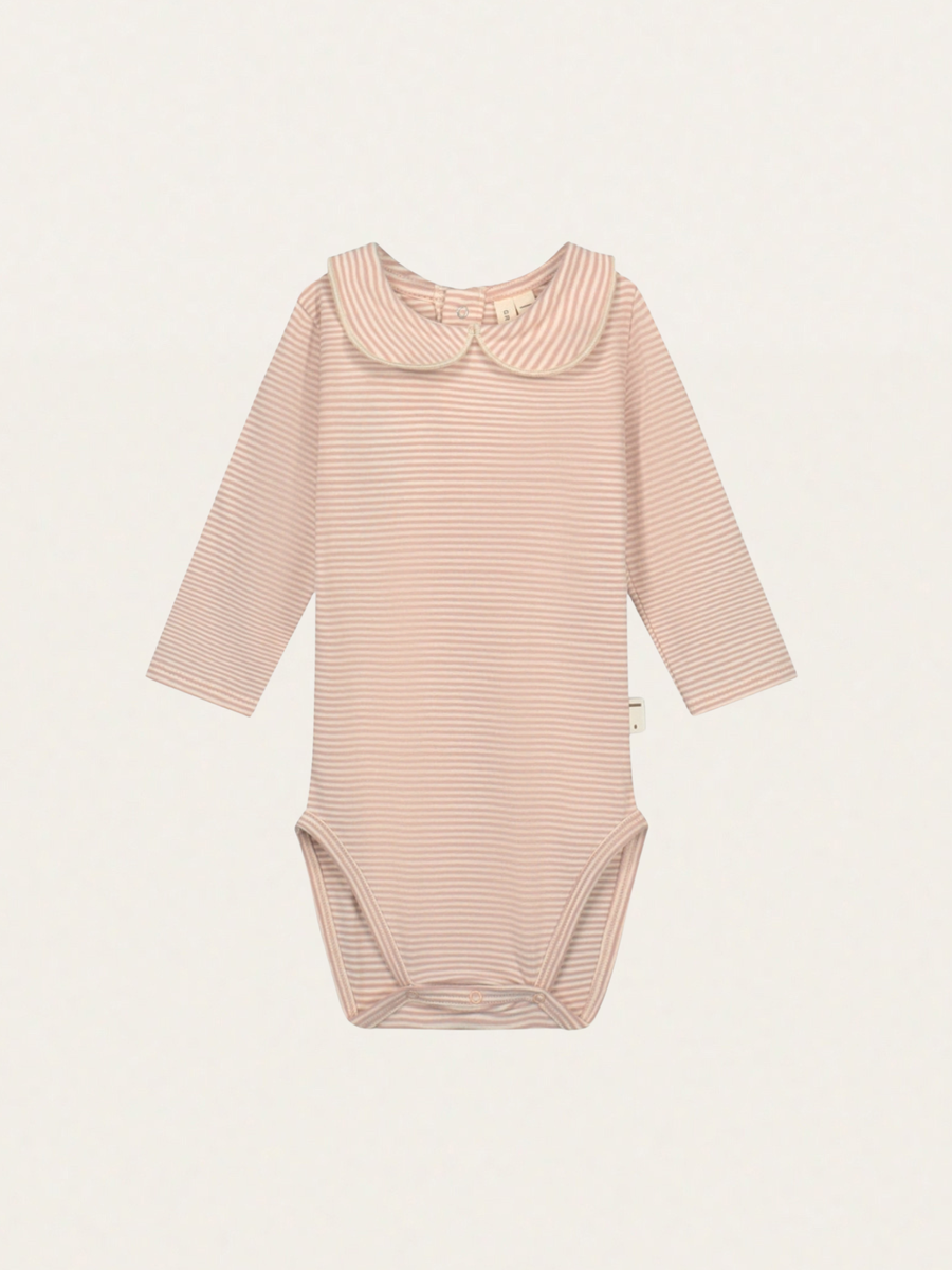 Bawełniane body z kołnierzykiem