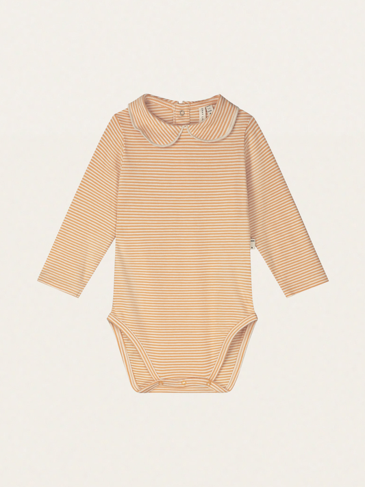 Bawełniane body z kołnierzykiem